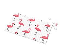 Puzzles 500 Pieces For Adults Flamingo Pattern: Tropical Birds In Pink Picture Puzzle 1000 Piece Puzzles Puzzles 500 Pieces(1000PCS)
