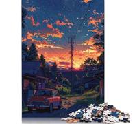 Puzzles 500 Pieces for Adults Japanese Style SceneryJigsaw Puzzles Family Intellectual Art Puzzles Game Toy Gift for 500pcs (52x38cm)