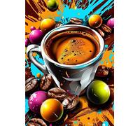 Puzzles 500 Pieces for Adults jigsaw puzzles for adults 500 Piece Educational Challenge Games Decoration puzzle - Colored Coffee Beans