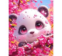 Puzzles 500 Pieces for Adults jigsaw puzzles for adults 500 Piece Educational Challenge Games Decoration puzzle - Cute Flower Pandas