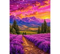 Puzzles 500 Pieces for Adults jigsaw puzzles for adults 500 Piece Educational Challenge Games Decoration puzzle - Purple Lavender Mountain