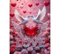 Puzzles 500 Pieces for Adults jigsaw puzzles for adults 500 Piece Educational Challenge Games Decoration puzzle - Love Dove Flowers