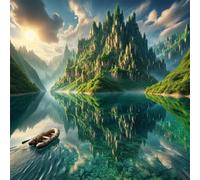 Puzzles 500 Pieces for Adults jigsaw puzzles for adults 500 Piece Educational Challenge Puzzle for adult kids,Educational Games Decoration puzzle Green Mountain Lakes