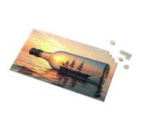 Puzzles 500 Pieces For Adults Ship In A Bottle At Sunset Picture Puzzle Eurographics Puzzles 1000 Piece Easter Gifts(1000PCS)