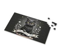 Puzzles 500 Pieces Join The Enchanted 'Back Cat Club' Under The Stars Picture Puzzle Easter Gifts For Adults 1000 Piece Puzzles(1000PCS)