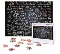 Puzzles 500 Pieces Personalized Jigsaw Puzzles Math Formula Puzzle Challenging Picture with storage bag Photo Puzzle for Adults Wedding (52 X 38 CM)