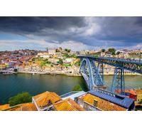 Puzzles 500 Pieces Porto Under Portuguese Sky Douro River Don Luis I Bridge 52x38CM