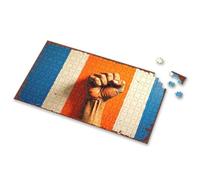 Puzzles 500 Pieces Solidarity Fist: A Symbol Of Unity Against Oppression Picture Puzzle Easter Gifts For Adults 1000 Piece Puzzles(1000PCS)