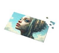 Puzzles 500 Pieces Urban Dreams: A Woman'S Vision Of The Future Picture Puzzle 300 Piece Puzzle Jigsaw Puzzles 1000 Pieces(500PCS)