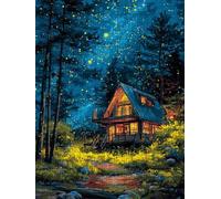 Puzzles 5000 Pieces for Adults, Firefly At Night Wooden Jigsaw BLQSBGA0-522