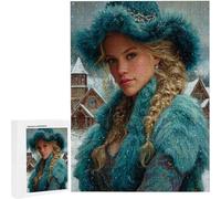 Puzzles 5000 Pieces for Adults jigsaw Puzzles for Adults 5000 Piece Jigsaw Challenging & Brainteasing Educationa Game for The Whole, jigsaw Puzle Theme: Woman Horse156 x 105cm PjY11654 O-P