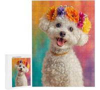 Puzzles 5000 Pieces for Adults jigsaw Puzzles for Adults 5000 Piece Jigsaw Challenging & Brainteasing Educationa Game for The Whole Gifts for Men, jigsaw Puzle Theme: Dog Flower156x105cm PjY440 0-3