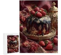 Puzzles 5000 Pieces for Adults jigsaw Puzzles for Adults 5000 Piece Jigsaw Challenging & Brainteasing Educationa Game for The Whole Gifts for Men, jigsaw Puzle Theme: Cake Fruit156 x 105cm PjY8774 C-D
