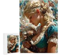 Puzzles 5000 Pieces for Adults jigsaw Puzzles for Adults 5000 Piece Jigsaw Challenging & Brainteasing Educationa Game for The Whole, jigsaw Puzle Theme: Flower Woman156 x 105cm PjY3770 R-V