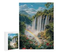 Puzzles 5000 Pieces for Adults jigsaw Puzzles for Adults 5000 Piece Puzzle Challenging & Brainteasing Educationa Game for The Whole for Women, Gifts for Men, jigsaw Puzzle Theme: (Waterfall) h-666