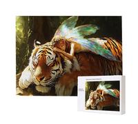 Puzzles 5000 Pieces for Adults jigsaw Puzzles for Adults 5000 Piece Puzzle Challenging & Brainteasing Educationa Game for The Whole for Women, Gifts for Men, jigsaw Puzzle Theme: (Elf Tiger) h-482
