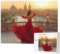 Puzzles 5000 Pieces for Adults jigsaw Puzzles for Adults 5000 Piece Pzzle Challenging & Brainteasing Educationa Game for The Whole Gifts for Men, jigsaw Pzzle Theme: woman red PjY674 E-S