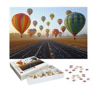 Puzzles 5000 Pieces for Adults, Landscape Jigsaw Puzzles for Adults 5000, Wooden Puzzle with Exquisite Packaging Box, Hot Air Balloon Jigsaws for Family Educational Games, Gifts for Women/Man, -7474