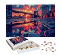 Puzzles 5000 Pieces for Adults, Landscape Jigsaw Puzzles for Adults 5000, Wooden Puzzle with Exquisite Packaging Box, City Jigsaws for Family Educational Games, Gifts for Women/Men, Home Decor, -7722