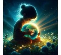 Puzzles 60 Pieces for Adults Earth Girl Flower, Hard Impossible Jigsaws 60 pieces for adults, Educational Game Challenge Toy Colorful DIY puzzles for Home