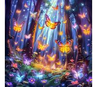 Puzzles 60 Pieces for Adults Fantasy Butterfly Woods, Hard Impossible Jigsaws 60 pieces for adults, Educational Game Challenge Toy Colorful DIY puzzles for Home