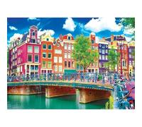 Puzzles 60 Pieces for Adults jigsaw puzzles for adults 60 Piece Educational Challenge Games Decoration puzzle - Urban Housing Bicycles