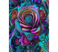 Puzzles 60 Pieces For Adults jigsaw puzzles for adults Classic Educational Challenging Games Toys Family Decoration Puzzle - Roses Flowers