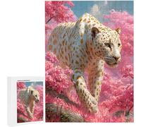 Puzzles 6000 Pieces for Adults jigsaw Puzzles for Adults 6000 Piece Jigsaw Challenging & Brainteasing Educationa Game for The Whole, jigsaw Puzle Theme: Leopard Flower71 x 42 Inch PjY7686 4-K
