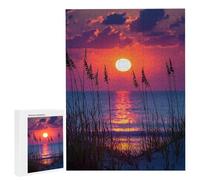 Puzzles 6000 Pieces for Adults jigsaw Puzzles for Adults 6000 Piece Puzzle Challenging & Brainteasing Educationa Game for The Whole for Women, Gifts for Men, jigsaw Puzzle Theme: (Sunset Reed) h-843
