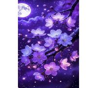 Puzzles 6000 Pieces for Adults Moon Plum Blossoms, Puzzle Games for Adults, Educational Game Decompression, Puzzle for Adult 6000 Home Decors Family Challenge Toys for Men Women Elders Seniors