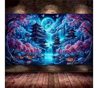 Puzzles 70 Pieces for Adults,7.9x5.9 inch Jigsaw puzzles for adults Challenging Educational Games Home Decoration Puzzle Theme: Waterfall Palace Scenery