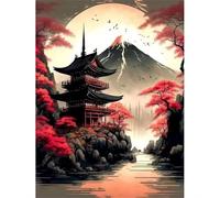 Puzzles 70 Pieces for Adults, 70 Piece Jigsaw puzzles for adults Classic Educational Games Beautiful Decoration Puzzle-Ancient Tower Scenery