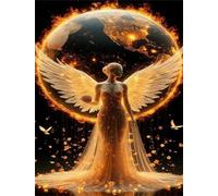 Puzzles 700 Pieces for Adults jigsaw puzzles for adults 700 Piece Educational Challenge Games Decoration puzzle - Fantasy Earth Angel Girl