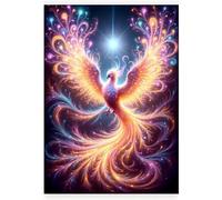 Puzzles 90 Pieces For Adults jigsaw puzzles for adults Classic Educational Challenging Games Toys Family Decoration Puzzle - Fantasy Phoenix