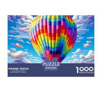 。 Puzzles Age 12+ For Adults 1000 Piece Hot Air Balloon Puzzle - Global Journey 。 1000 Piece 。 Puzzles For Adults And Kids - Gifts 38x26cm/1000pcs