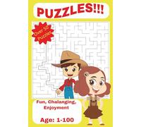 Puzzles!!!: An Amazing Maze Puzzle Book for Kids | Fun Activity Workbook with Easy-to-Challenging Mazes to Build Focus, Logic, and Problem-Solving Skills | A Great Gift for Children