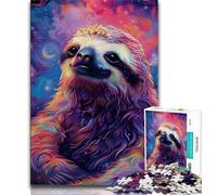 Puzzles Animal Sloth 1000 Piece Jigsaw Puzzles for Adults Gifts,is Ideal As A Gift for The Whole Family Suitable for And 14 (26x38cm)