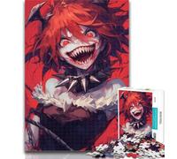 Puzzles Anime Demon Girl Jigsaw Puzzles for Teenagers 1000 Pieces,Wall Decoration Unique Birthday And Xmas Gifts Suitable for And 14 75x50cm
