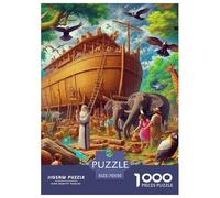Puzzles Ark 1000 Pieces for Adults Jigsaw Educational Games Salvation Ship for Adults Gifts Decoration 70x50cm/1000pcs