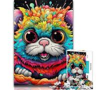 Puzzles Art Cute Squirrel 1000 Piece Jigsaw Puzzles for Adults Gifts,is Ideal As A Gift for The Whole Family Suitable for And 14 50x75cm