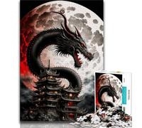 Puzzles Brave Dragon Puzzles 1000 Pieces for Adults,Educational Games Home Decoration Deal As Gifts for The Whole Family (50x75cm)