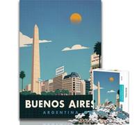 Puzzles Buenos Aires Puzzles 1000 Pieces for Teenagers,Decompressing Intellectual Educational Toy Secret Santa Gifts 75x50cm