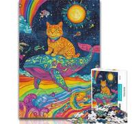 Puzzles Cats And Whales Puzzles 1000 Pieces for Teenagers,Learning Educational Toys Family Games Birthday Present, Gifts 26x38cm