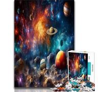 Puzzles Colourful Universe 1000 Piece Jigsaw Puzzles for Teenagers,is Ideal As A Gift for The Whole Family Suitable for And 14 (38x26cm)