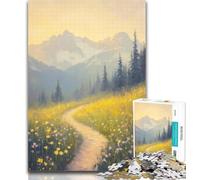Puzzles Country Road 1000 Pieces Jigsaw Puzzles For Teens And Adults,Educational Toys Is Ideal As A Gift for The Whole Family 50x75cm