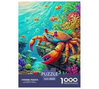 Puzzles Crab 1000 Pieces for Adults Jigsaw Educational Games Animal Theme Gifts for Men Decoration Puzzle 38x26cm/1000pcs