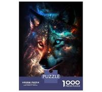 Puzzles De 1000 Pièces Nebula Wolf V1 Puzzle Anti-stress, Décoration Murale, Cadeaux Uniques Pour Anniversaire Et Noël 70x50cm/1000pcs