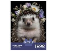 Puzzles De 1000 Pièces Pour Adolescents Baby Fluffy Hedgehog Puzzle Adulte Jeu Manuel Amusant Et Humoristique Cadeau Anti-stress 52x38cm/1000pcs