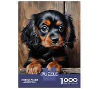 Puzzles De 1000 Pièces Pour Adolescents Cavalier Puppy Puzzles Pour Adolescents, Jouets Anti-stress, Cadeaux Pour Femmes, Cadeaux Anti-stress 38x26cm/1000pcs