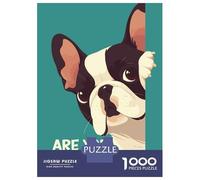 Puzzles De 1000 Pièces Pour Adolescents Funny French Bulldog Puzzles Pour Adolescents, Jouets Anti-stress, Cadeaux Pour Femmes, Cadeaux Anti-stress 52x38cm/1000pcs